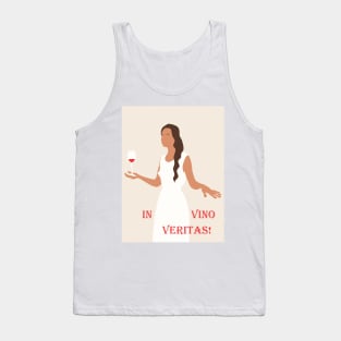 greek woman with wine Tank Top